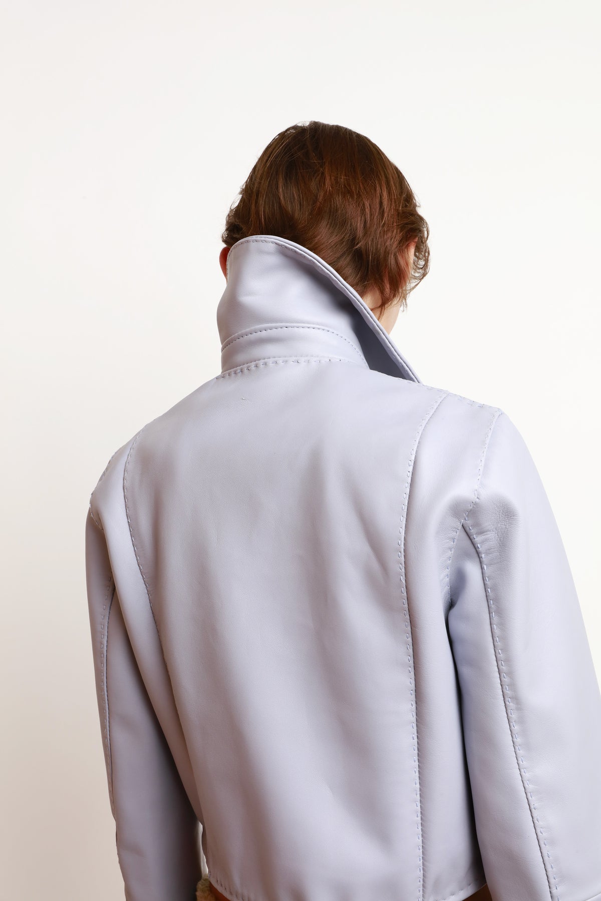 VESTE À SURPIQÛRES LAVANDE