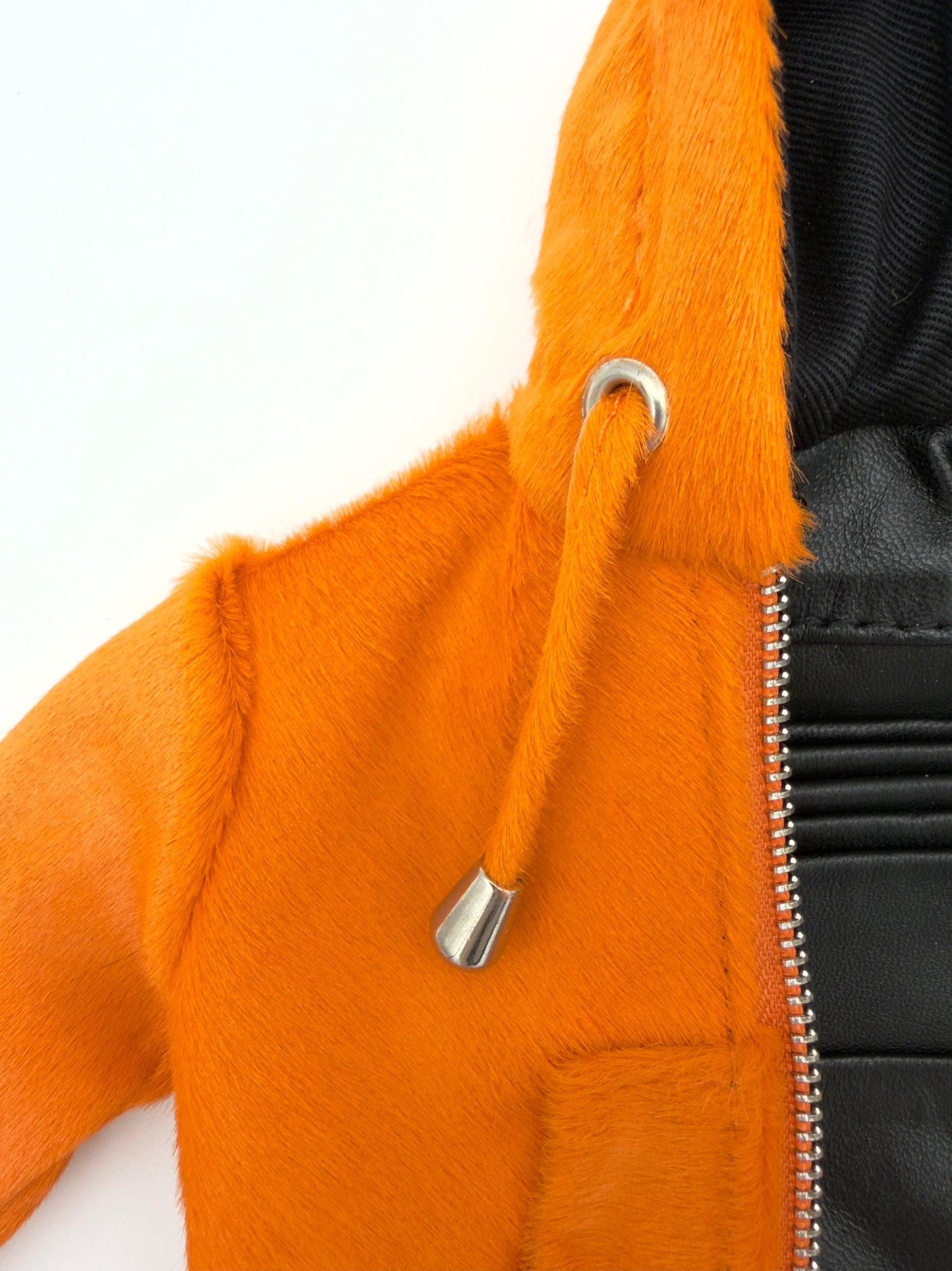 ORANGE PONY MINI JACKET WALLET