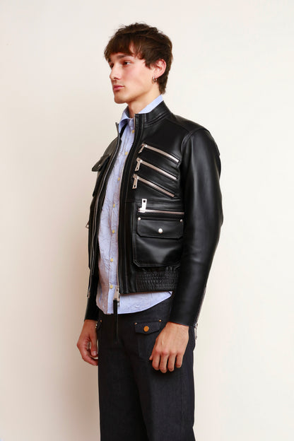 BLACK ZIP JACKET