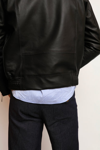 BLACK ZIP JACKET