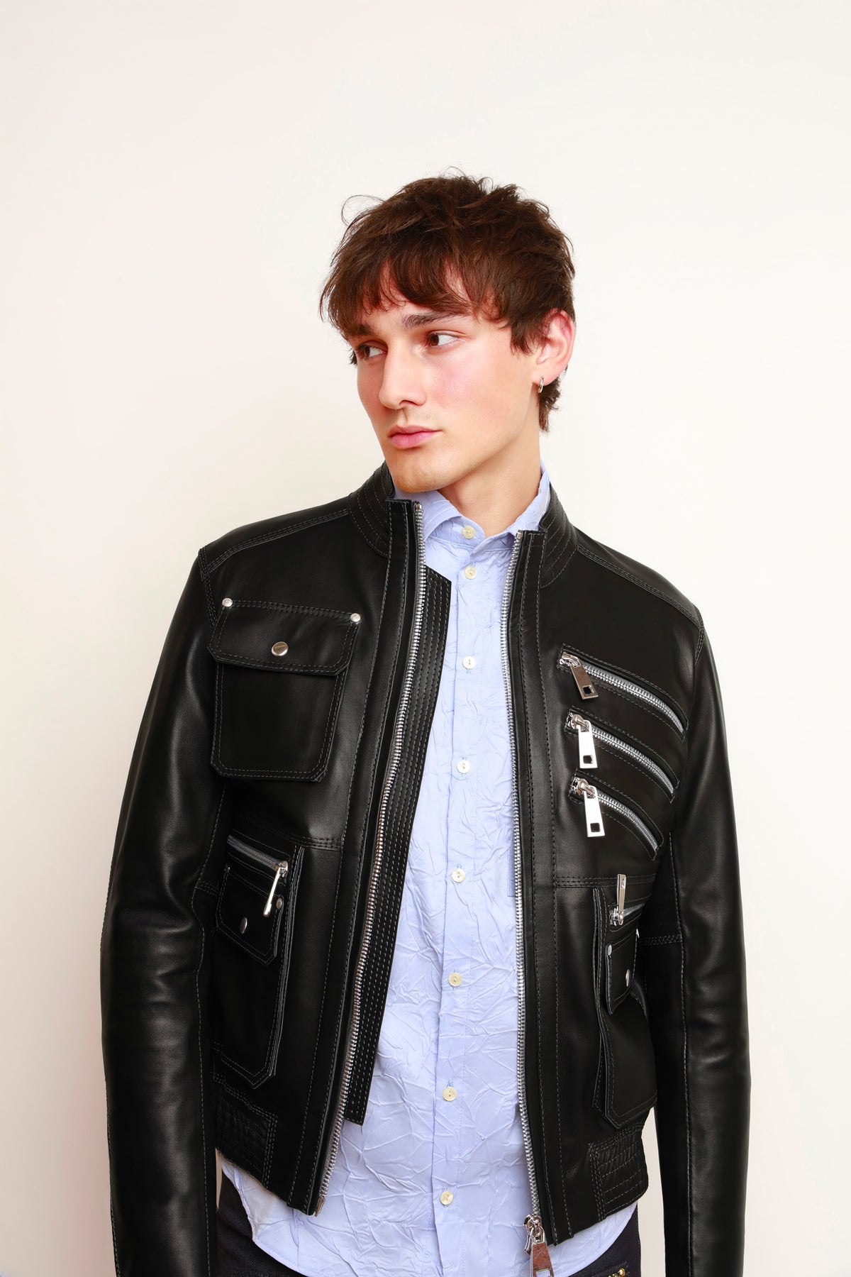 BLACK ZIP JACKET