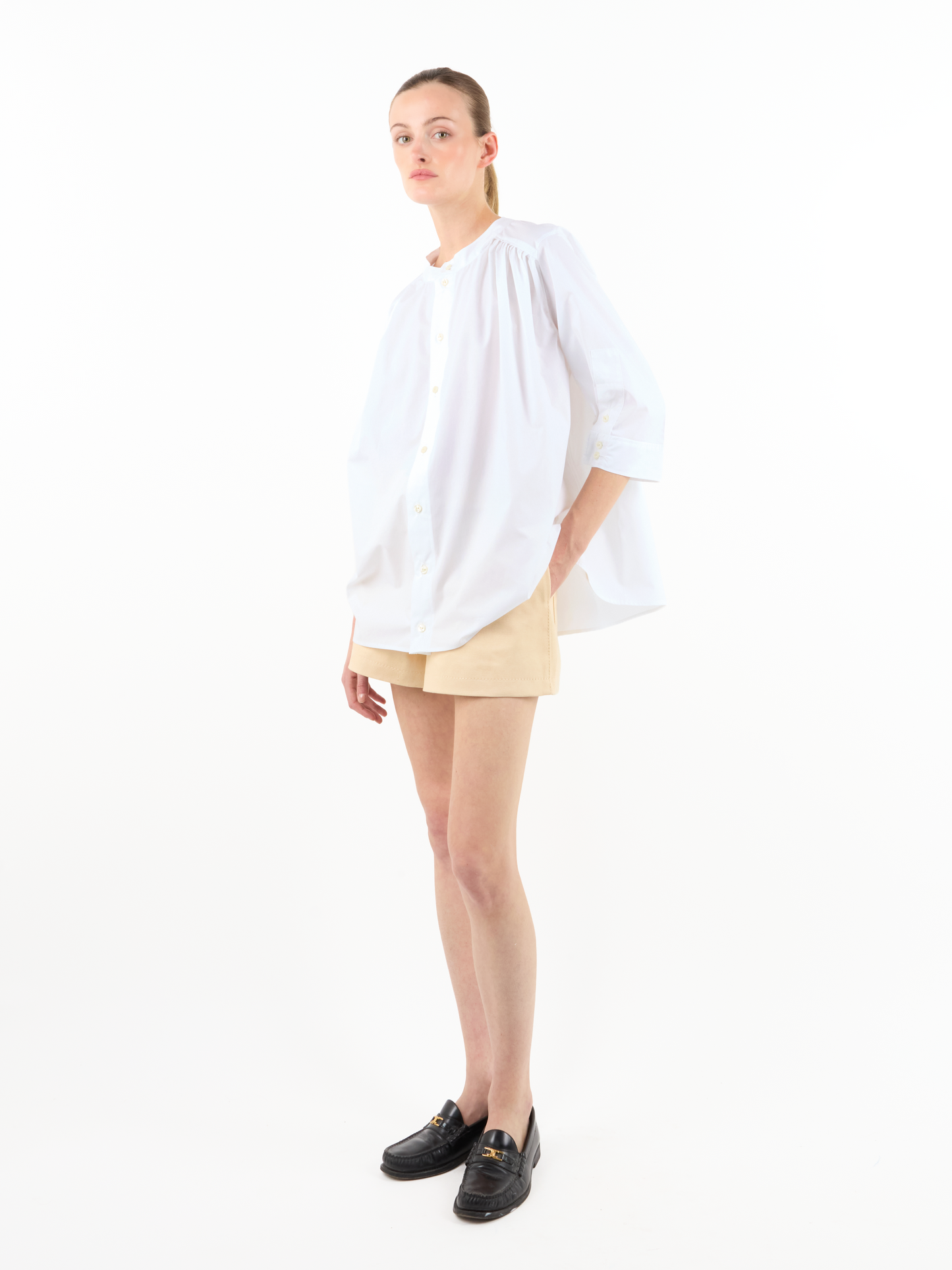 PLEATED SHIRT