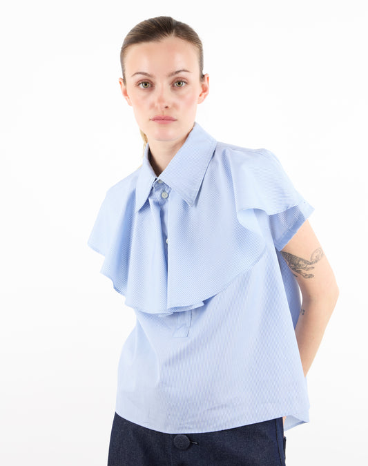 CHEMISE À VOLANT