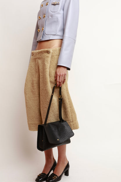 MINI SAC EMBOSSÉ AUTRUCHE