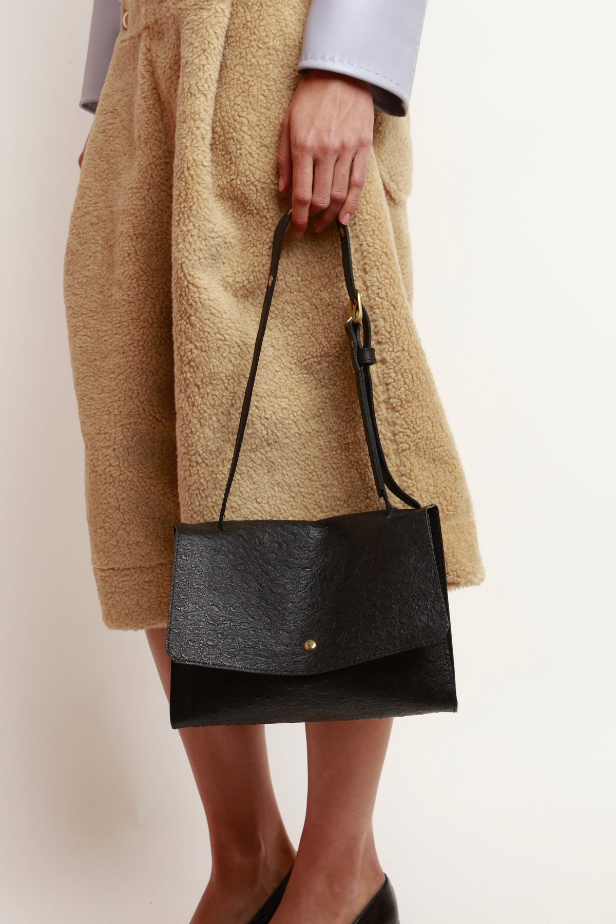 MINI SAC EMBOSSÉ AUTRUCHE