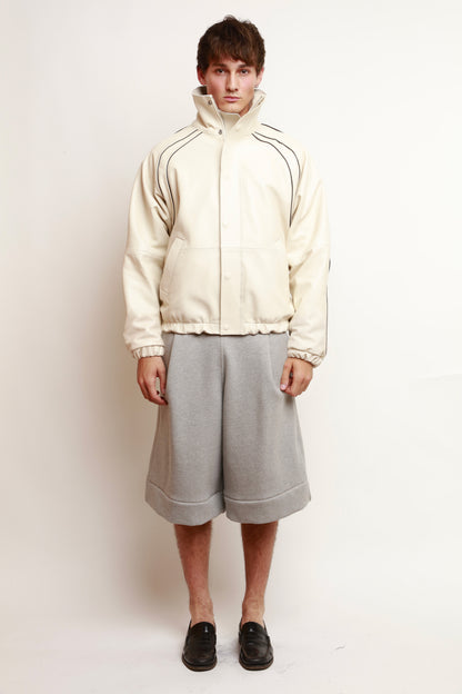 WHITE NAPPA SPORT JACKET