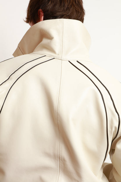 WHITE NAPPA SPORT JACKET