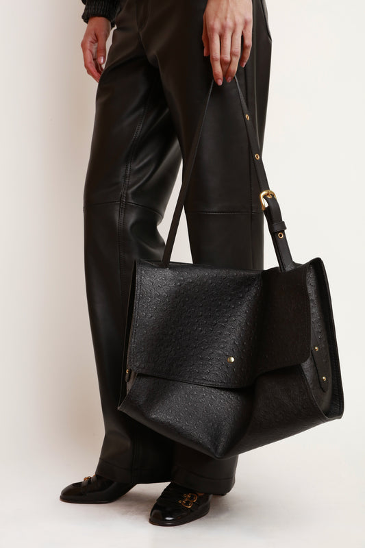 OSTRICH PRINTED BAG