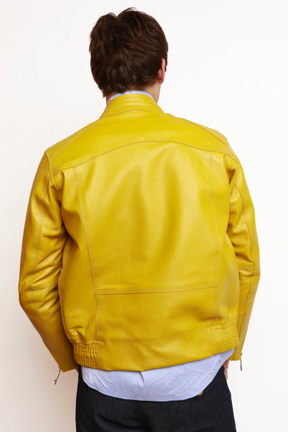 VESTE À ZIPS JAUNE