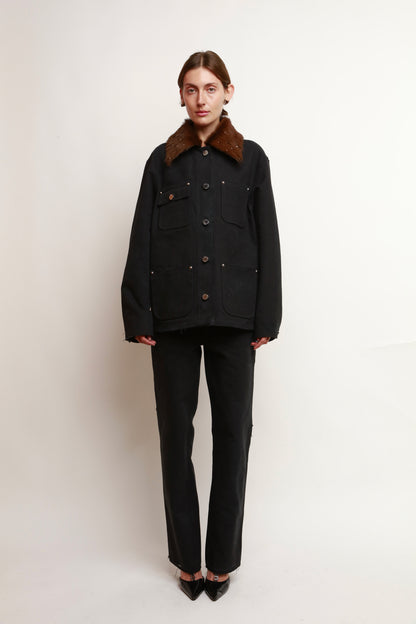 DISTRESSED WORK JACKET