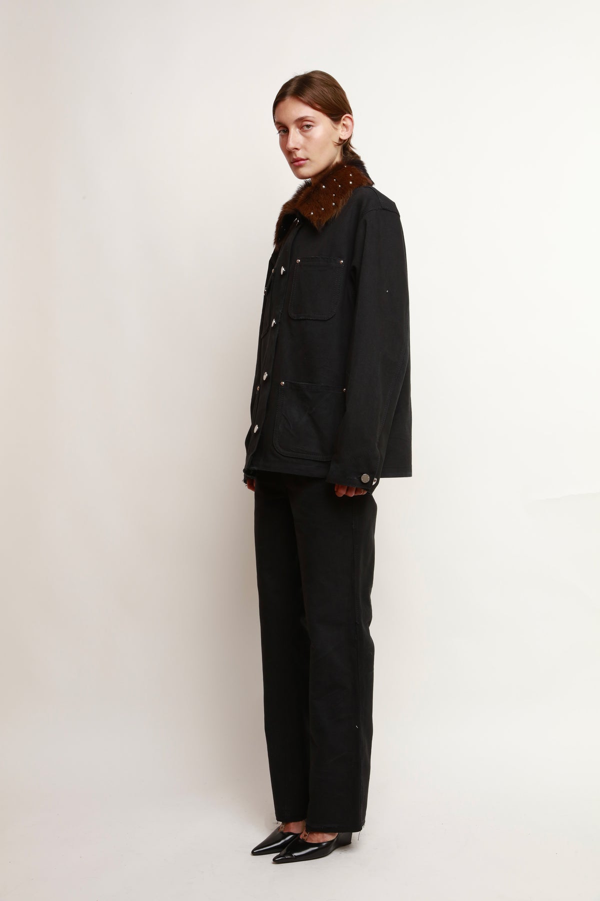 DISTRESSED WORK JACKET