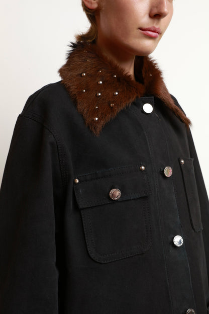 DISTRESSED WORK JACKET