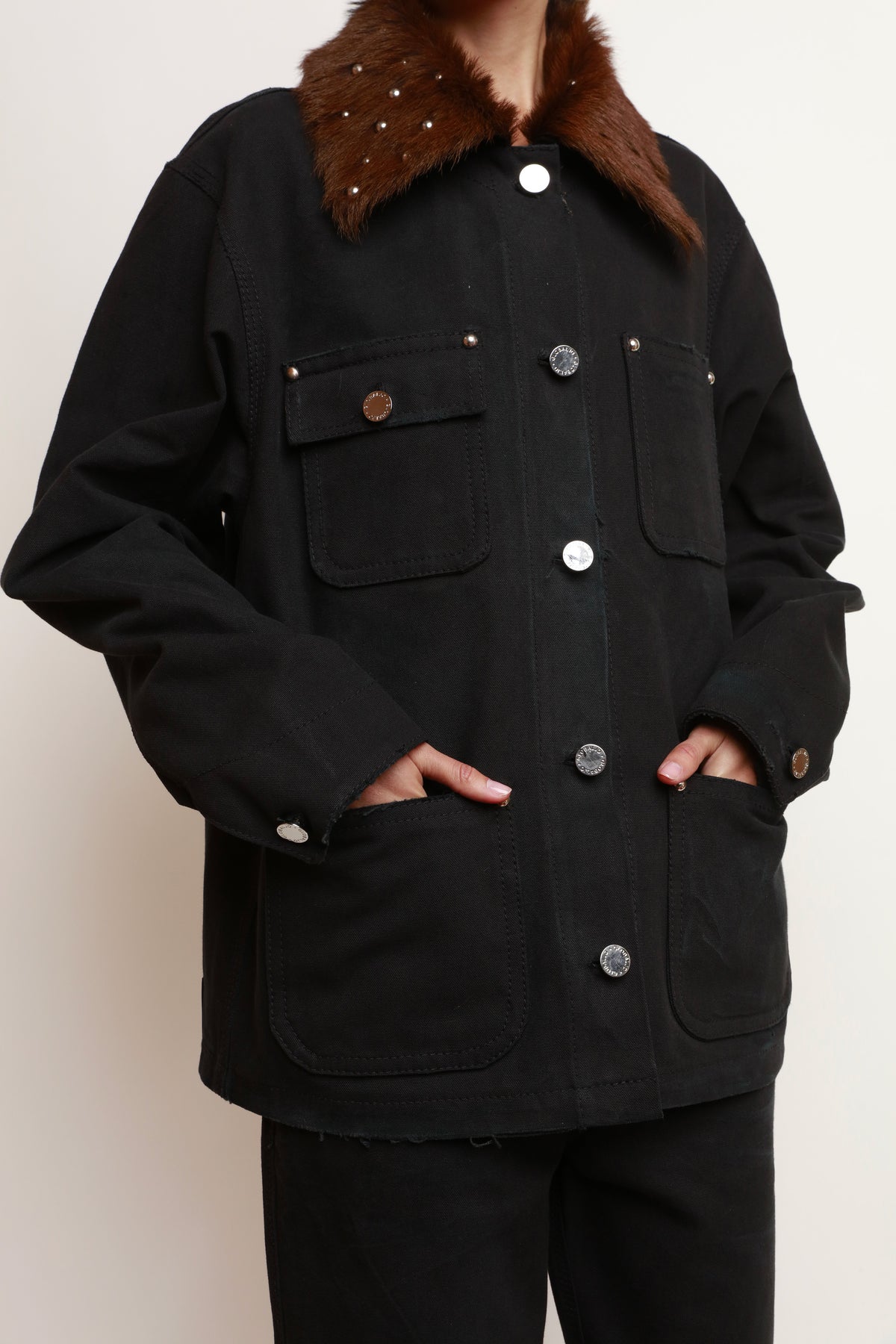 DISTRESSED WORK JACKET