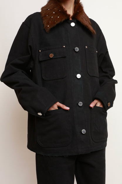 DISTRESSED WORK JACKET