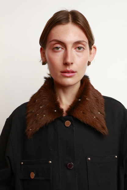 DISTRESSED WORK JACKET