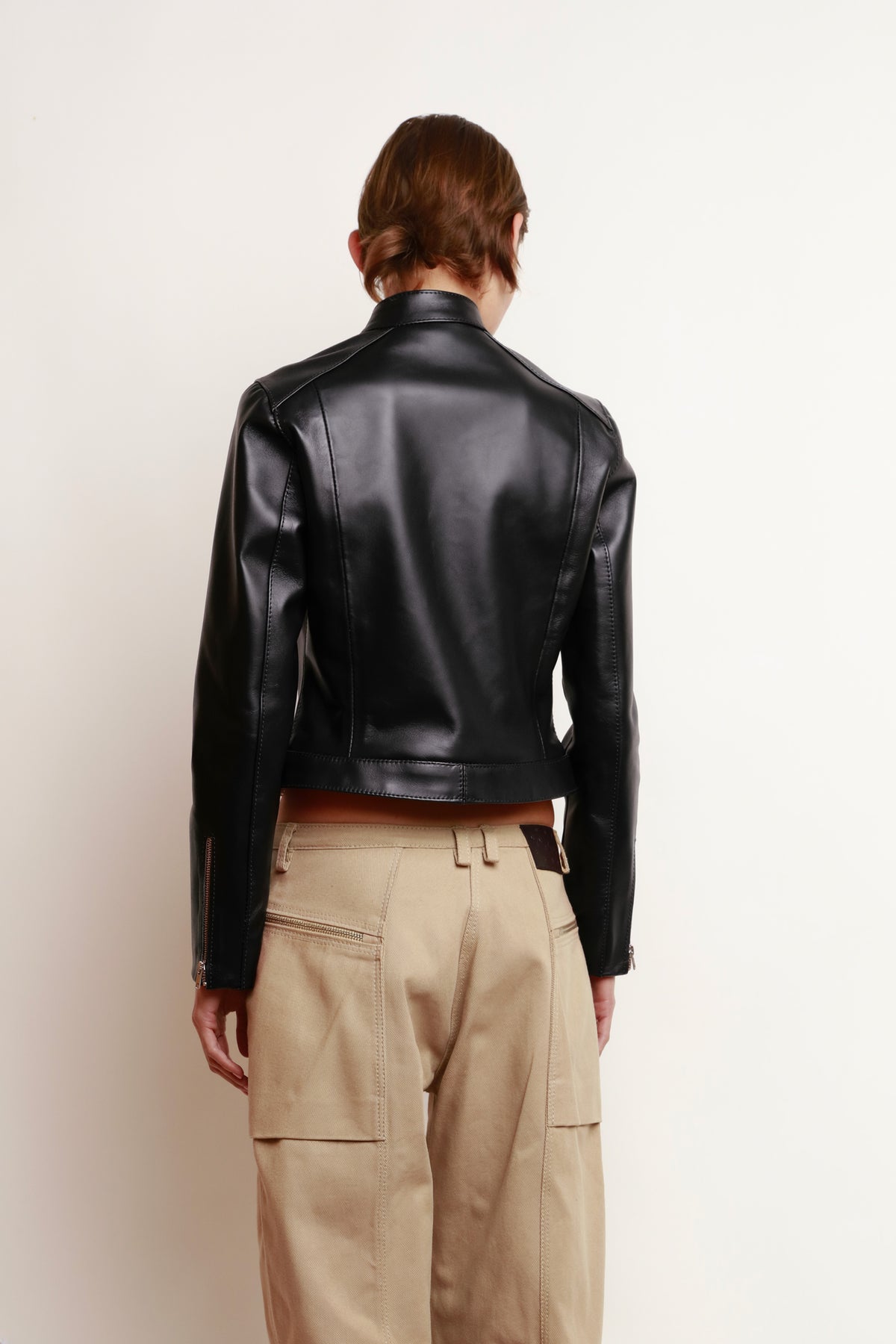 BLACK BIKER JACKET