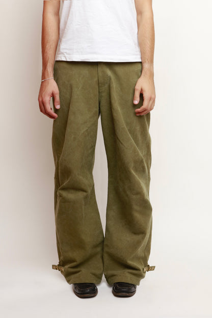 PANTALON EN CANVAS KHAKI