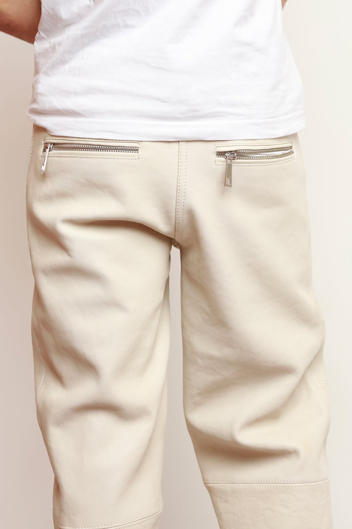 PANTALON ZIPPÉ BLANC