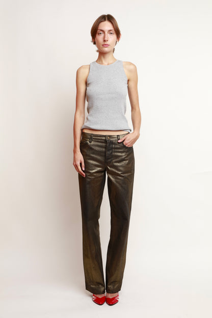 WASHED BRONZE PANTS