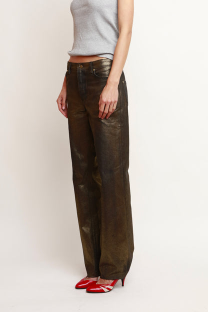WASHED BRONZE PANTS