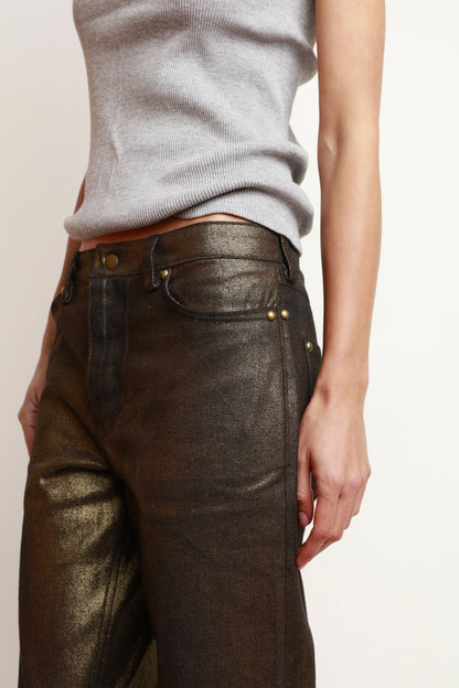 WASHED BRONZE PANTS