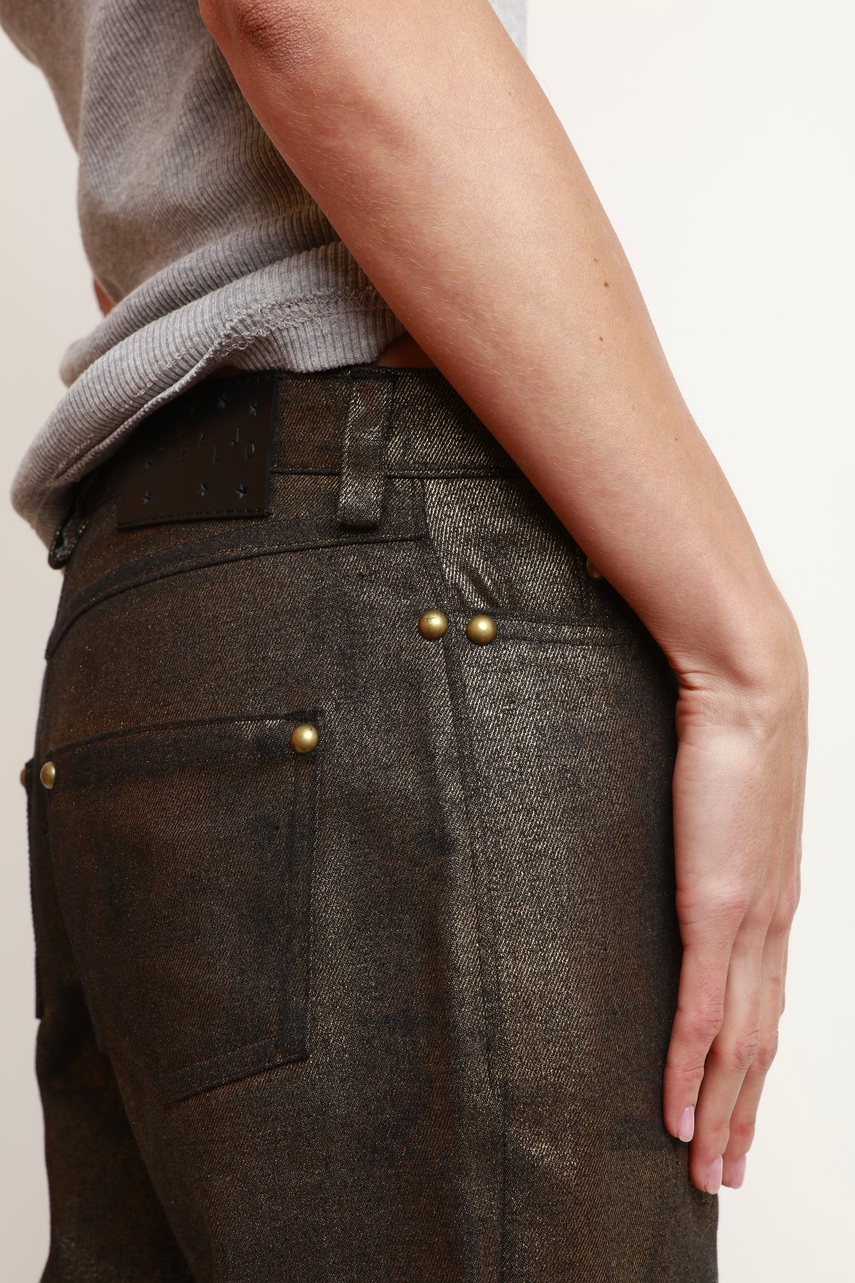 WASHED BRONZE PANTS