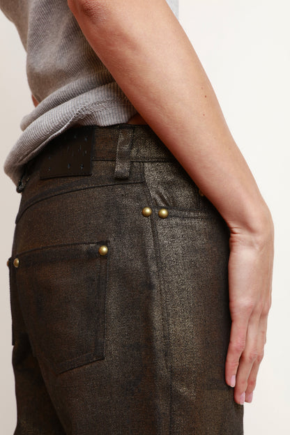 WASHED BRONZE PANTS