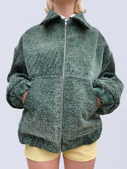 FOREST SUEDE BOMBER JACKET