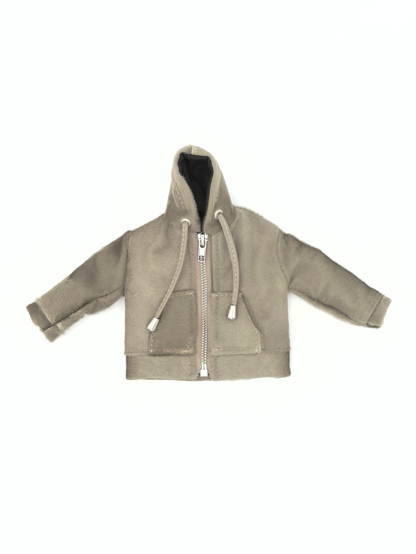 GREY PONY MINI JACKET WALLET