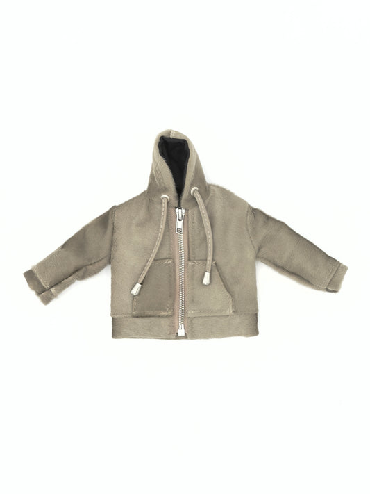 GREY PONY MINI JACKET WALLET