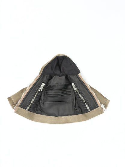 GREY PONY MINI JACKET WALLET