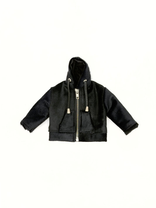 BLACK PONY MINI JACKET WALLET