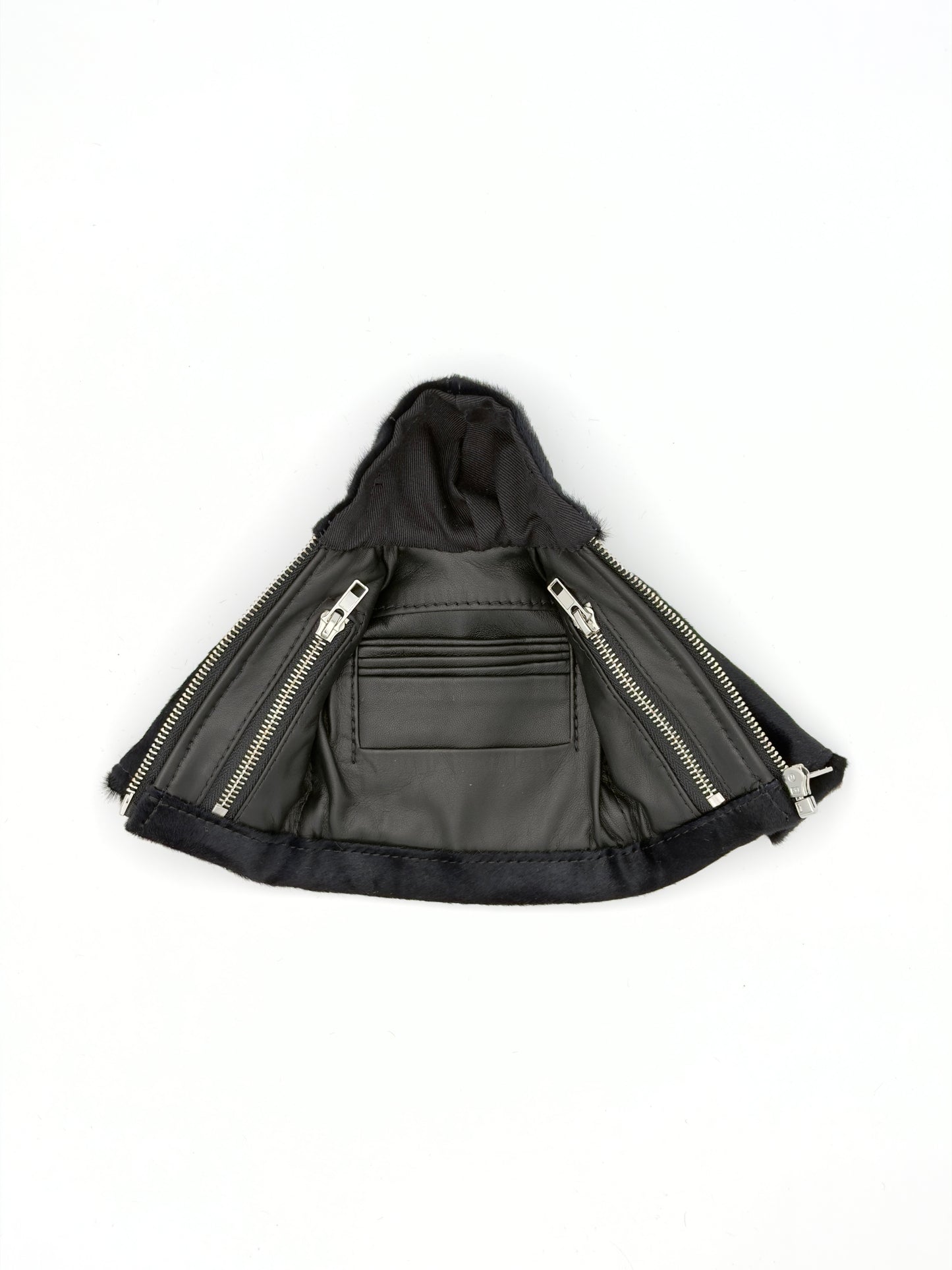 BLACK PONY MINI JACKET WALLET