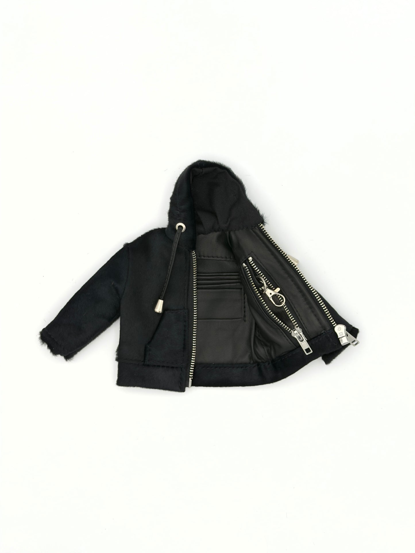 BLACK PONY MINI JACKET WALLET