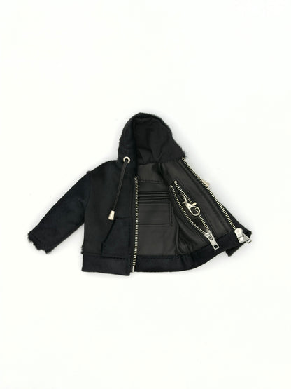 BLACK PONY MINI JACKET WALLET