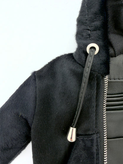 BLACK PONY MINI JACKET WALLET
