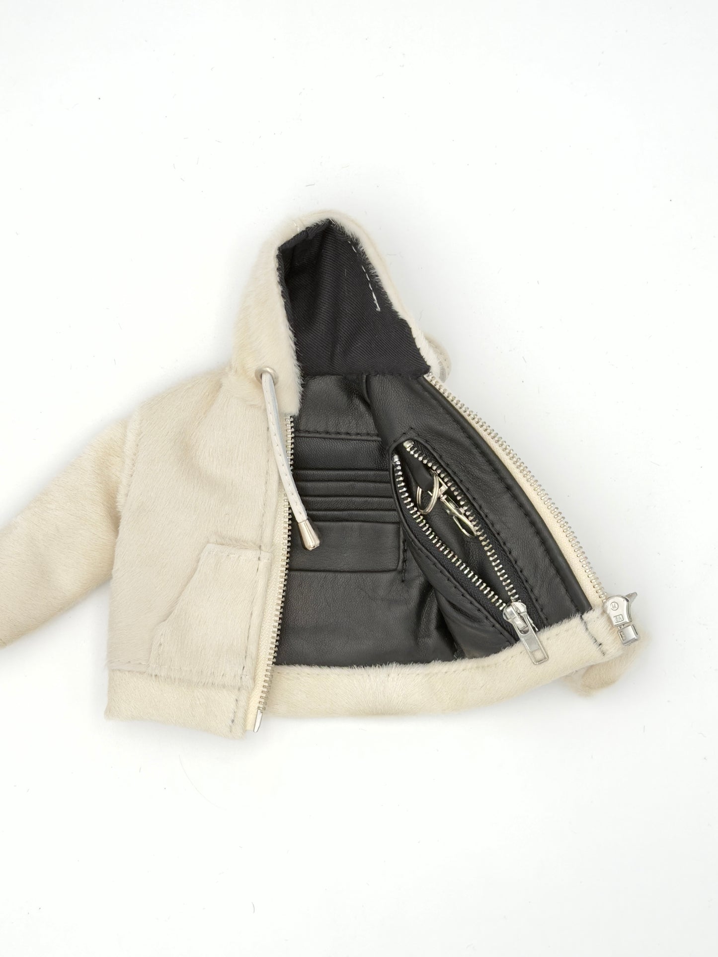 WHITE PONY MINI JACKET WALLET