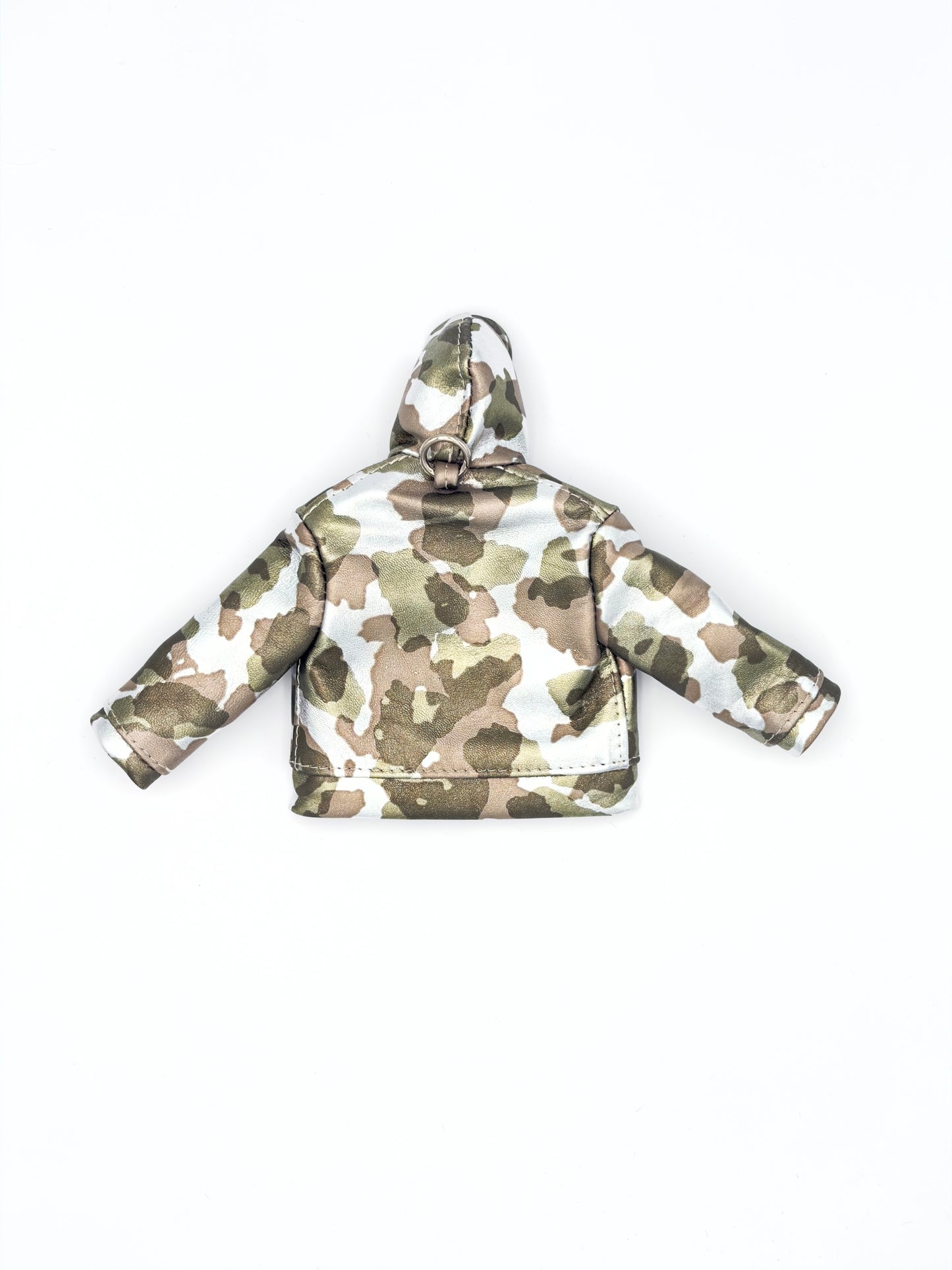 SILVER CAMO MINI JACKET WALLET