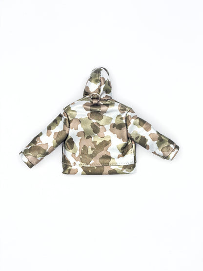 SILVER CAMO MINI JACKET WALLET