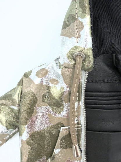 SILVER CAMO MINI JACKET WALLET