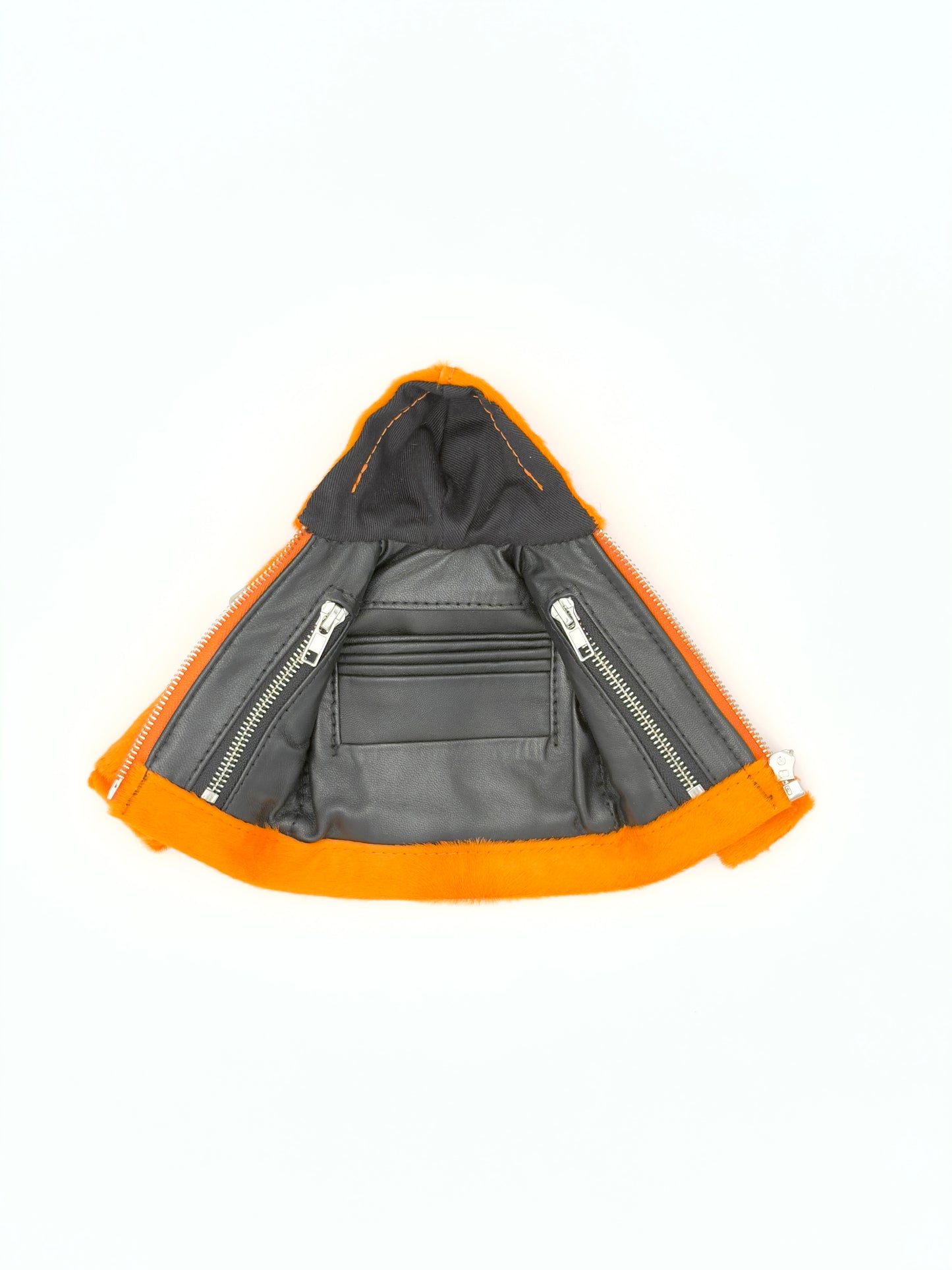 ORANGE PONY MINI JACKET WALLET