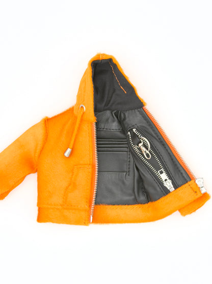 ORANGE PONY MINI JACKET WALLET