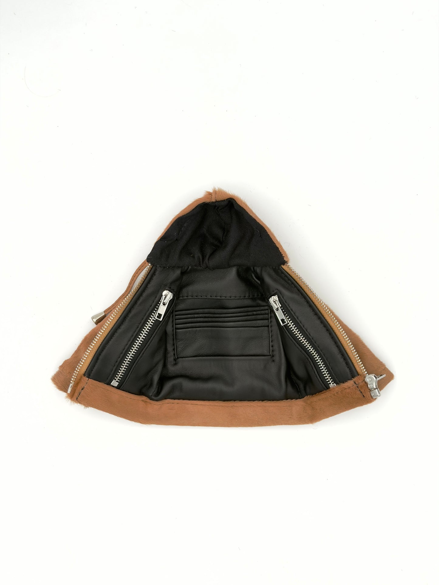 CAMEL PONY MINI JACKET WALLET