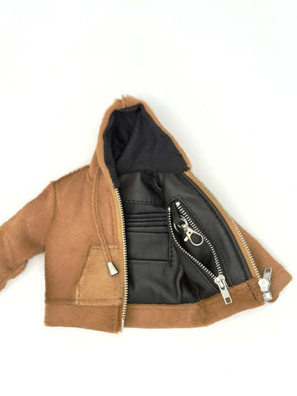 CAMEL PONY MINI JACKET WALLET