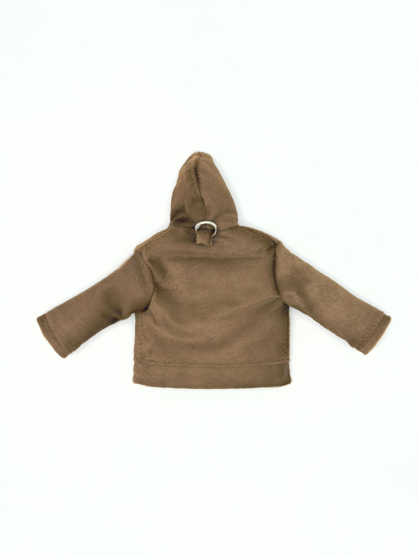 TAUPE PONY MINI JACKET WALLET