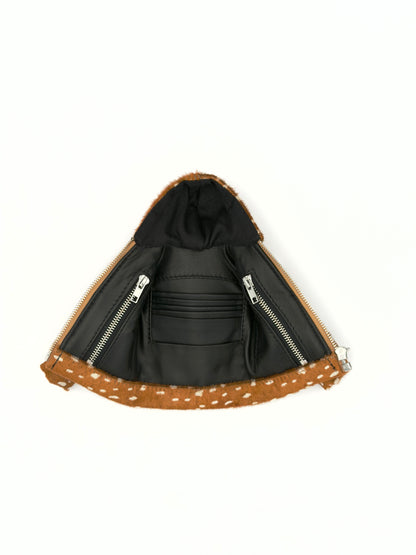 DEER PONY MINI JACKET WALLET