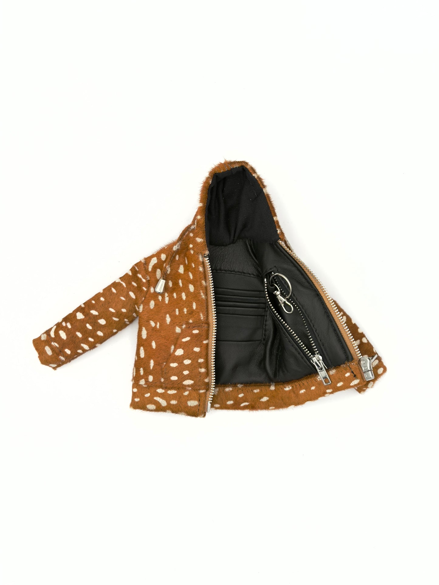 DEER PONY MINI JACKET WALLET