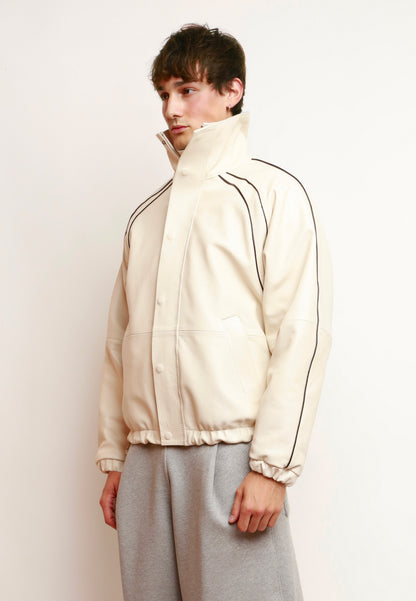 WHITE NAPPA SPORT JACKET
