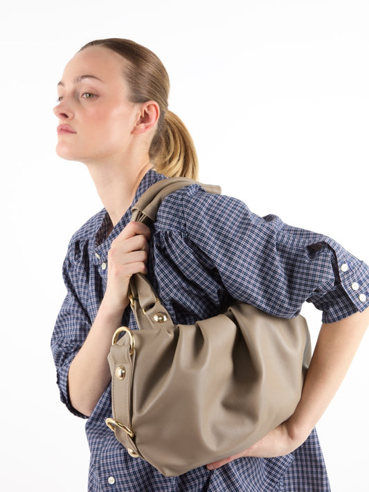 PLEATED SOFT NAPPA BAG