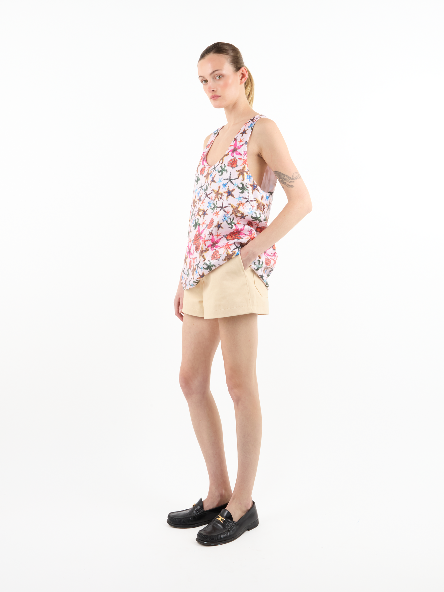 STARFISH SEQUINS TANK TOP